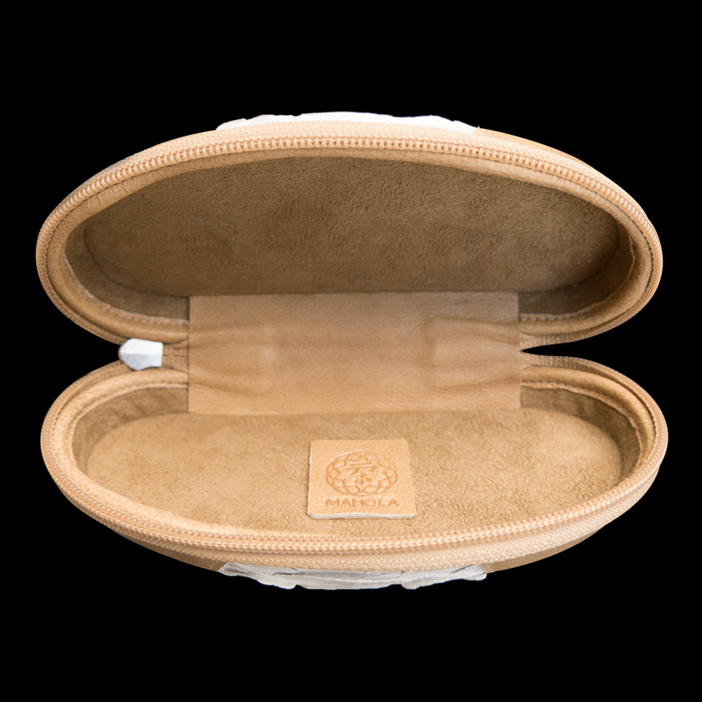 Sunglasses Case | White x Beige