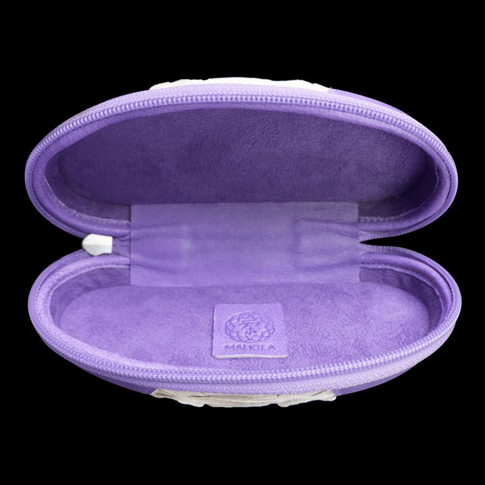 Sunglasses Case | White x Lavender