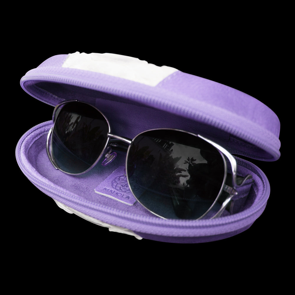 Sunglasses Case | White x Lavender