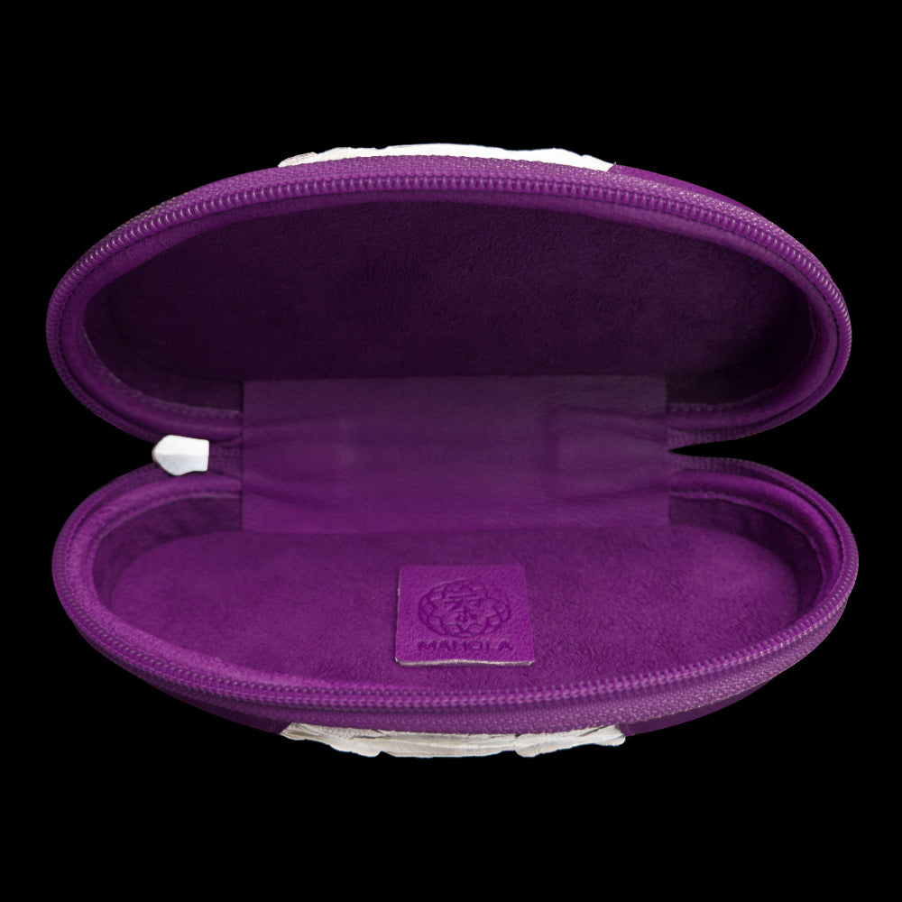 Sunglasses Case | White x Purple