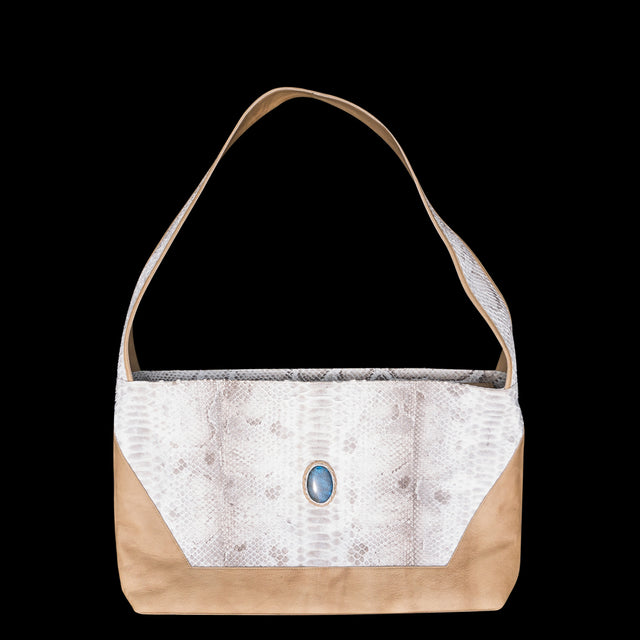 Shoulder Bag | White x Beige