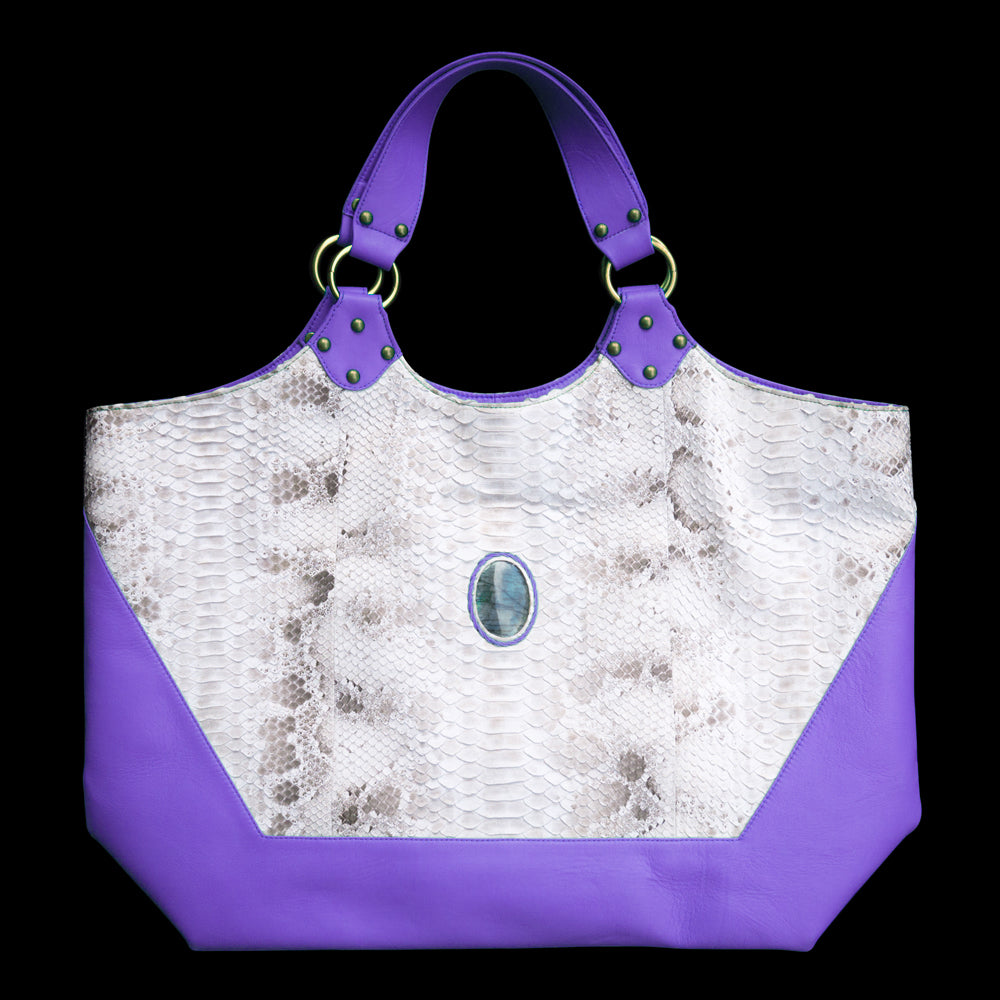 Tote Bag | White x Lavender