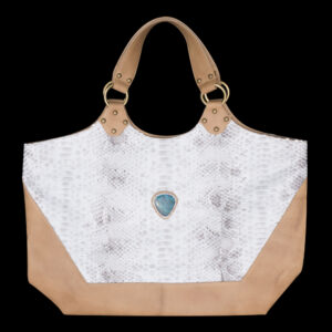 Tote Bag | White x Beige