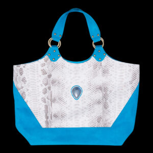 Tote Bag | White x Blue